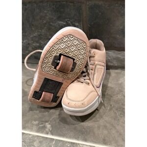 Miya-Miya Roller Skate Shoes Girl's Pink Kids Size 1 Adjustable Rollers Button